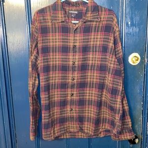 Men’s XL Long Sleeve Lands End Cotton Button Down Shirt